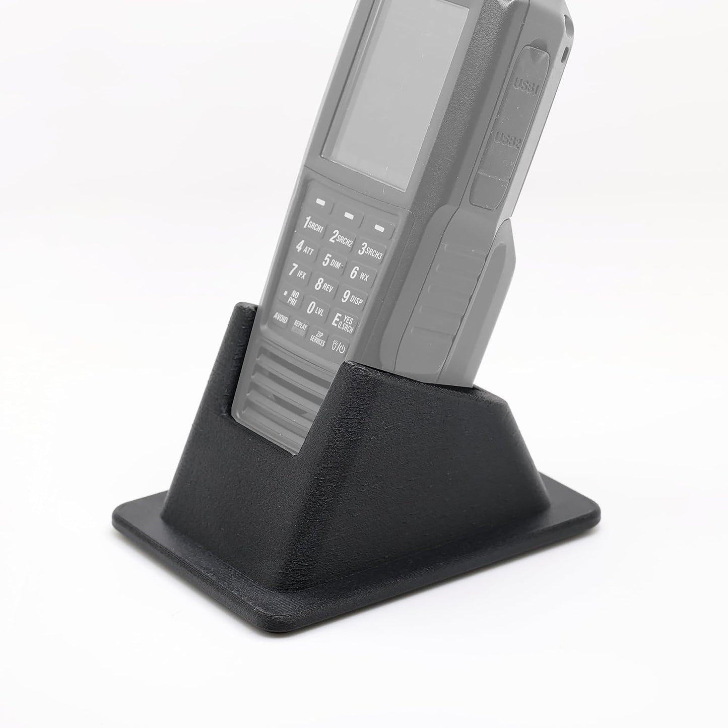 Desktop Angled Drop-In Desk Stand for Uniden SDS100 Radio Scanner
