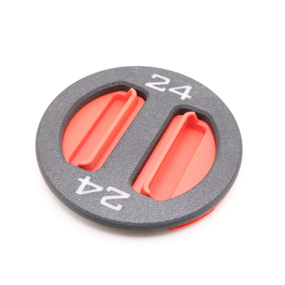 Canon Cinema Front Lens Caps with Glow-in-the-dark Numbers