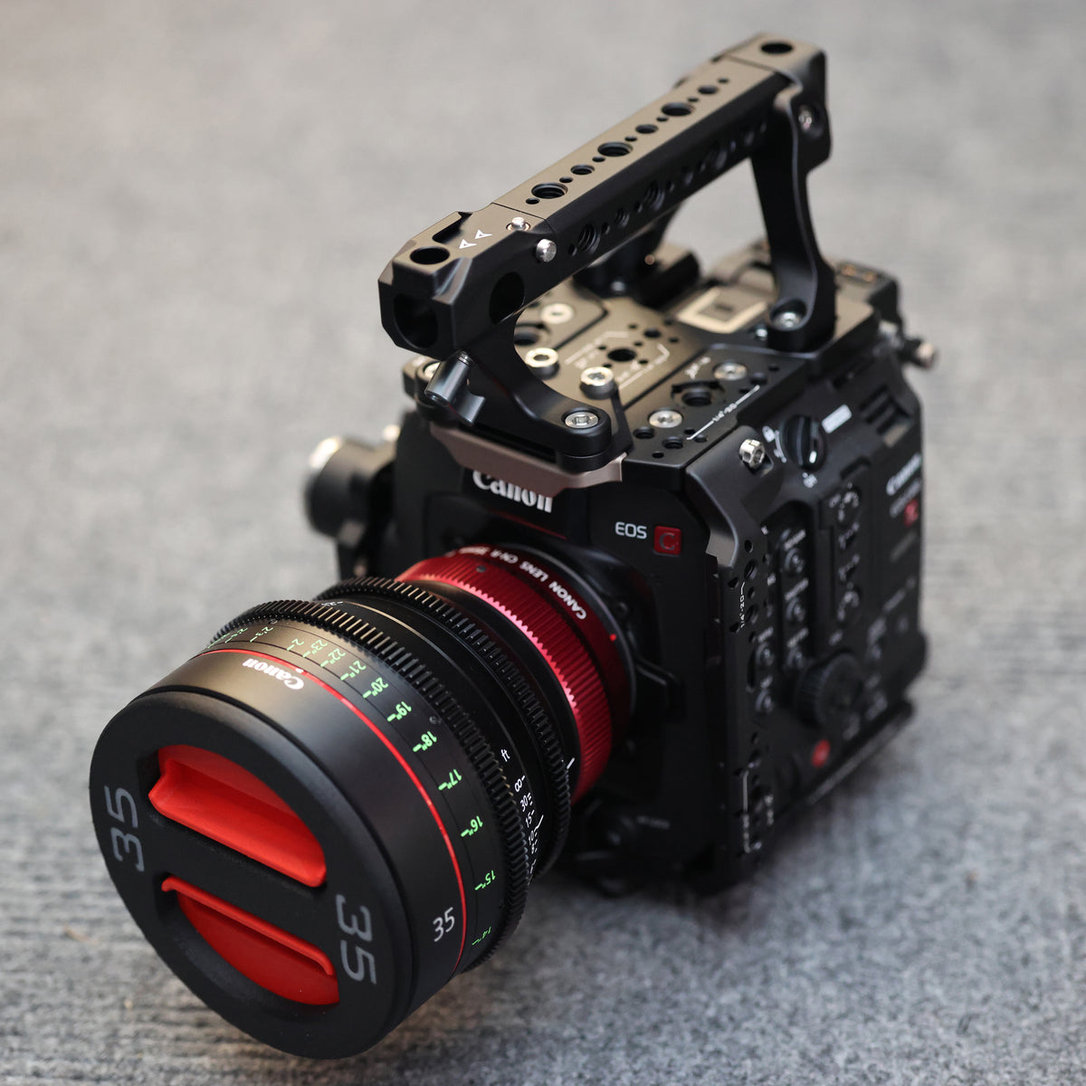 Canon Cinema Front Lens Caps with Glow-in-the-dark Numbers