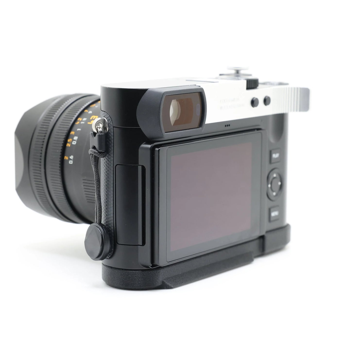 Hand Grip for Leica Q3 / Q3 43 with Finger Loop Socket / Apple Airtag Socket / Arca Swiss Dovetail
