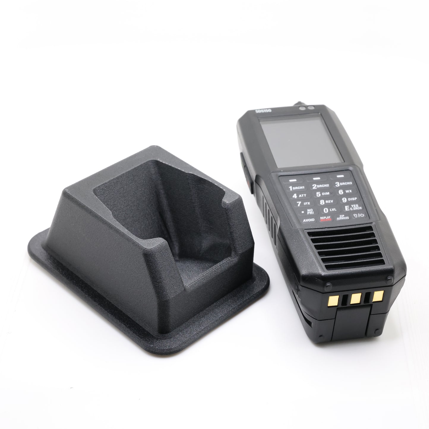 Desktop Angled Drop-In Desk Stand for Uniden SDS150 Radio Scanner