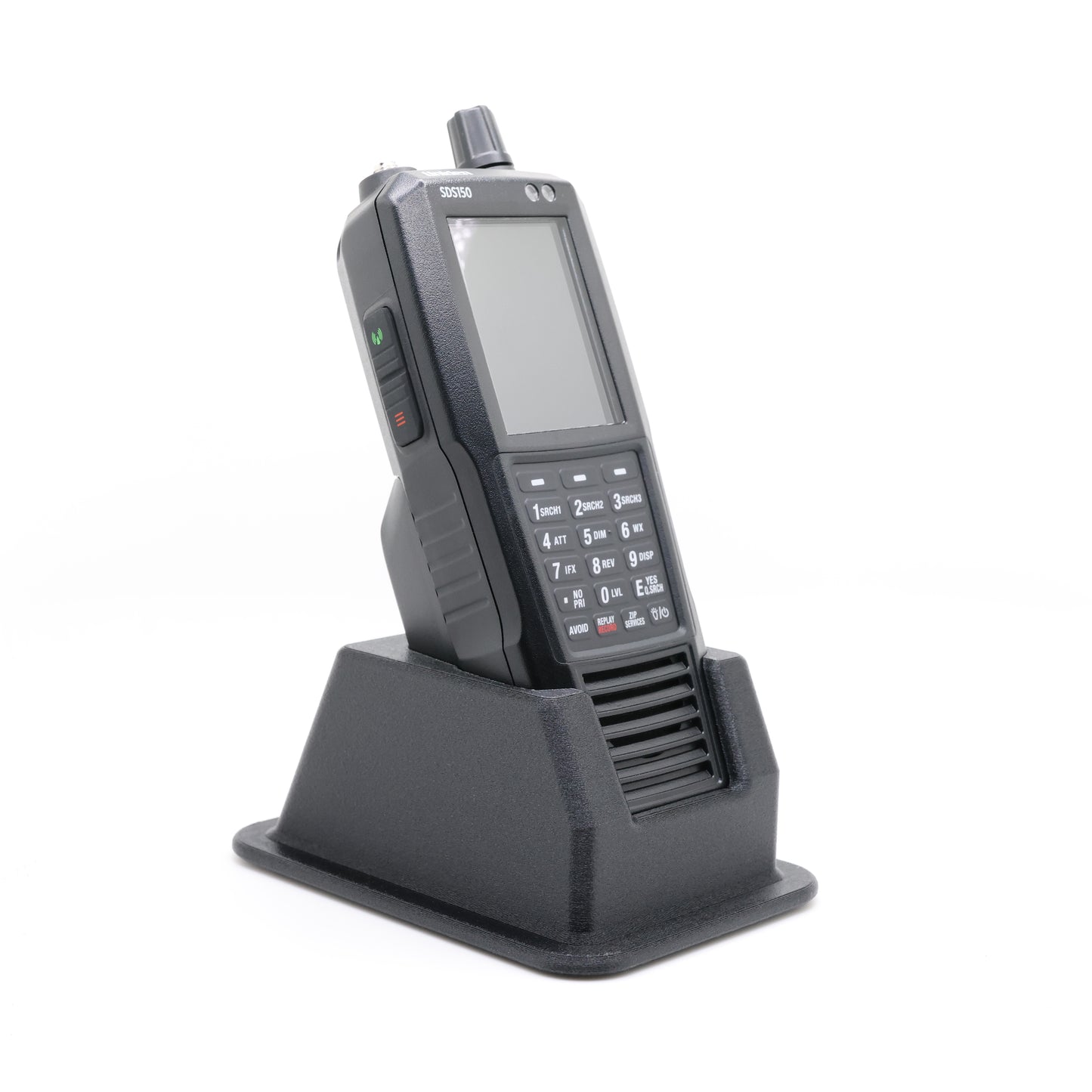 Desktop Angled Drop-In Desk Stand for Uniden SDS150 Radio Scanner