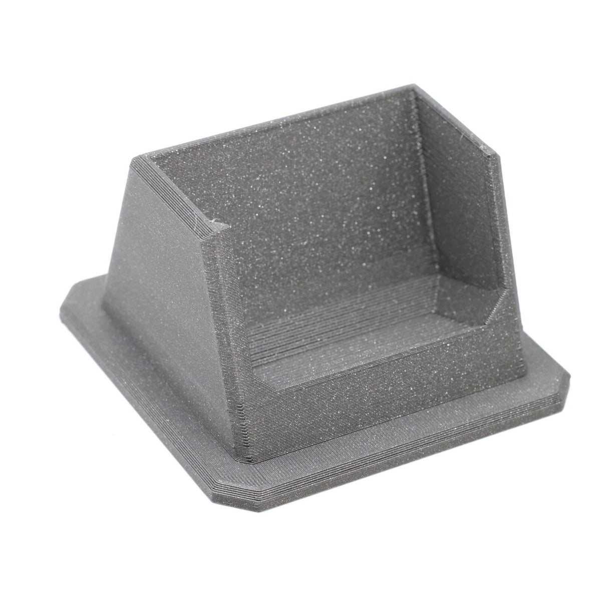 Drop-In Angled Desk Stand For Whistler TRX-1 Radio Scanner w/Rubber Case